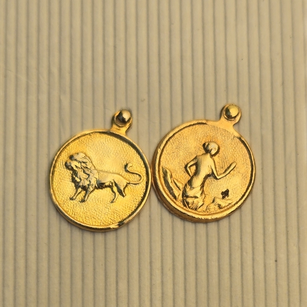 Gold Zodiac Pendant Necklace You Choose 1 - Picture 8 of 12